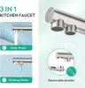 3 Wege Wasserhahn Küche, 360° Drehbar Küchenarmatur, 3 in 1 Produktbild-Vorschau 2