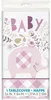 Unique Baby Shower tafelkleed 84 x 54 cm, roze Productafbeelding-voorbeeld 1