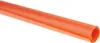 A close-up, side view of a roll of orange transparent paper on a white background. Voir les images du produit