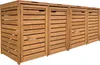 AXI Lex Mülltonnenbox Holz Braun | Mülltonnenverkleidung Produktbild-Vorschau 1