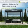 Juskys Lamellendach Tahiti 3x4 m - Stahl Pergola stabil & Produktbild-Vorschau 8