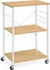 VASAGLE Küchenwagen mit 3 Ebenen, 6 Haken, 40 x 60 x 89 cm, Produktbild-Vorschau 1