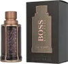A bottle of Hugo Boss The Scent Le Parfum and its packaging are displayed side-by-side against a white background. Podgląd zdjęcia produktu