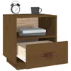 vidaXL Nachttisch Honigbraun 40x34x45 cm Massivholz Kiefer Produktbild-Vorschau 4