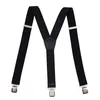 Hosenträger Schwarz 4 cm drei Clips Maisstruktur Produktbild-Vorschau 2
