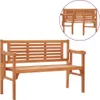 vidaXL Banc de jardin pliable 120 cm en bois massif Voir les images du produit 2