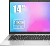 A close-up view of a silver HP Elitebook laptop with a colorful background. Produktbild-Vorschau