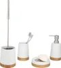 WENKO Zahnputz Becher Bamboo Zahnpasta Zahnbürsten Halter Produktbild-Vorschau 3