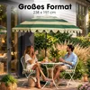 Mica Decorations Neigbarer Sonnenschirm mit Rüschen - Produktbild-Vorschau 4