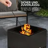 Outsunny ciotola per il fuoco cesto per il fuoco senza fumo Anteprima dell’immagine prodotto 6