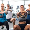 Rebecca Mobili Kettlebell Peso Fitness Grigio Ghisa Peso Anteprima dell’immagine prodotto 4
