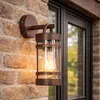 Industrialna lampa ścienna zewnętrzna rdzawo-brązowa IP44 - Podgląd zdjęcia produktu 9