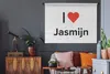 MuchoWow® Wandteppich Wandbehang Ich liebe - Jasmine - Produktbild-Vorschau 5