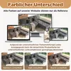 Merax L-Form Ecksofa mit Schlaffunktion, 3-Sitzer Chenille Produktbild-Vorschau 6