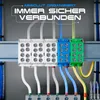Close-up of electrical connection terminals in a distribution box. Produktbild-Vorschau