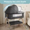 COMOMY 3-in-1 Babybett, Beistellbett Baby, Stubenwagen Baby Produktbild-Vorschau 6