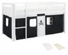 Hoogslaper met matras 90x200 cm, kinderbed, ladder, hout, Productafbeelding-voorbeeld 22