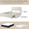 STILVORA Doppelbett 140x200 Polsterbett mit Lattenrost und Produktbild-Vorschau 6