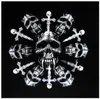Bandana Halstuch Kreis der skulls, Bandana Headscarf Scarf Produktbild-Vorschau 2