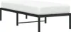 vidaXL Cadre de lit en métal noir 75x190 cm Voir les images du produit 3