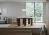 Ausziehbare Konsole 78x47/299 cm Allin Walnuss Produktbild-Vorschau 3
