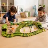 Rennbahn-Dinosaurierautos 240 Elemente Produktbild-Vorschau 4
