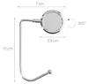 kwmobile Taschenhalter für Tisch - 2x Handtaschenhalter für Produktbild-Vorschau 4