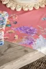 Tovaglia Clayre & Eef 100x100 cm Fiori di cotone rosa Anteprima dell’immagine prodotto 5