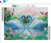 ARTULIO Diamond Painting Set - Verliebte Schwäne zwischen Produktbild-Vorschau 3