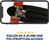 Best Sporting 30345 PP - Skateboard Schwarz LED Retroboard Produktbild-Vorschau 5