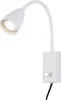 Mika Lampe spot GU10 MAX 25W câble en tissu blanc Voir les images du produit 1