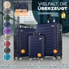 tillvex® Reisekoffer Set 3-TLG. + Gepäckwaage, 6X Produktbild-Vorschau 5