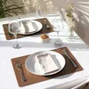 4er Set Platzsets - Abwaschbar - Lederlook - Kunstleder - Produktbild-Vorschau 6