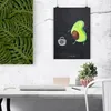 Mr. & Mrs. Panda Bild Avocado Tanzen DIN A1 - Kreidetafel - Produktbild-Vorschau 2