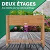 Casaria® Jardinière surélevée en Bois d'Acacia FSC® - Carré Voir les images du produit 4