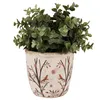 Clayre & Eef Doniczka Ø 13x12 cm Beżowo-brązowe ceramiczne Podgląd zdjęcia produktu 2