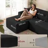 VASAGLE Modulares Sofa, Ecksofa mit Liege rechts, 242 cm Produktbild-Vorschau 8
