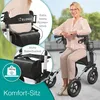 ELONEO Rollator faltbar mit Sitz, Outdoor Rollator mit Produktbild-Vorschau 4