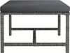 Möbel Modular-Fußhocker mit Kissen Grau Poly Rattan - Produktbild-Vorschau 3