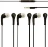A set of black in-ear headphones with a control unit and a 3.5mm jack. Produktbild-Vorschau