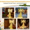 COSTWAY Ange de Noël 158cm illuminé grand, ange irisé avec Voir les images du produit 8
