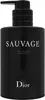 A black bottle of Dior Sauvage shower gel with a pump dispenser. Produktbild-Vorschau