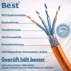 B.E.S.T. CAT 7 Netzwerkkabel 200 m Simplex S/FTP 10 Gbit/s Produktbild-Vorschau 2