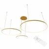 MasterLED LED Pendelleuchte 3-Ring 116W Gold, Dimmbar per Produktbild-Vorschau 1