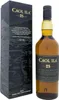 A bottle of Caol Ila 25 Years single malt Scotch whisky and its presentation box, set against a white background. Produktbild-Vorschau