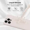 Tenké silikonové pouzdro pro iPhone 15 Pro Max měkký tekutý Náhled obrázku produktu 4