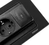 EVOLine BackFlip Schwarz matt 2x Steckdose mit USB-C, Produktbild-Vorschau 12