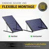 114 cm Solarpanel Halterung schwarz Solarmodul Befestigung Produktbild-Vorschau 5