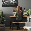Relaxdays Monitorständer Bambus, 3 Fächer, Produktbild-Vorschau 3