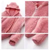 Baby Overall Winter Flanell Kapuze Jumpsuit, Farbe: Braun, Produktbild-Vorschau 7